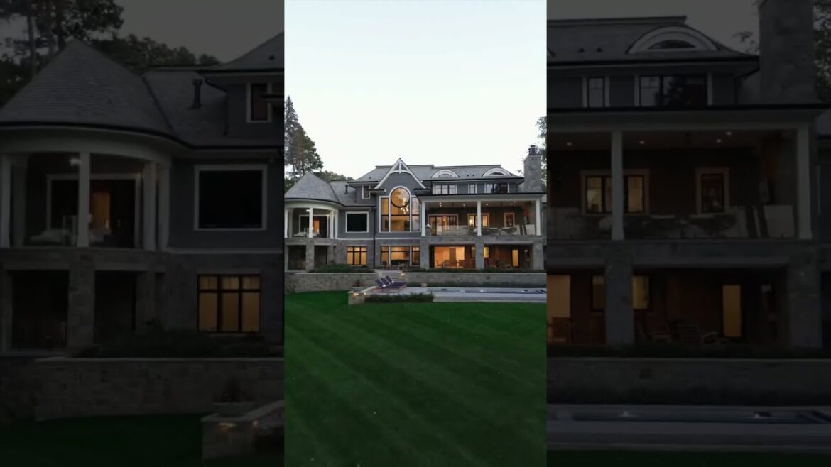 Front yard vs backyard drone view. #landscape #shorts