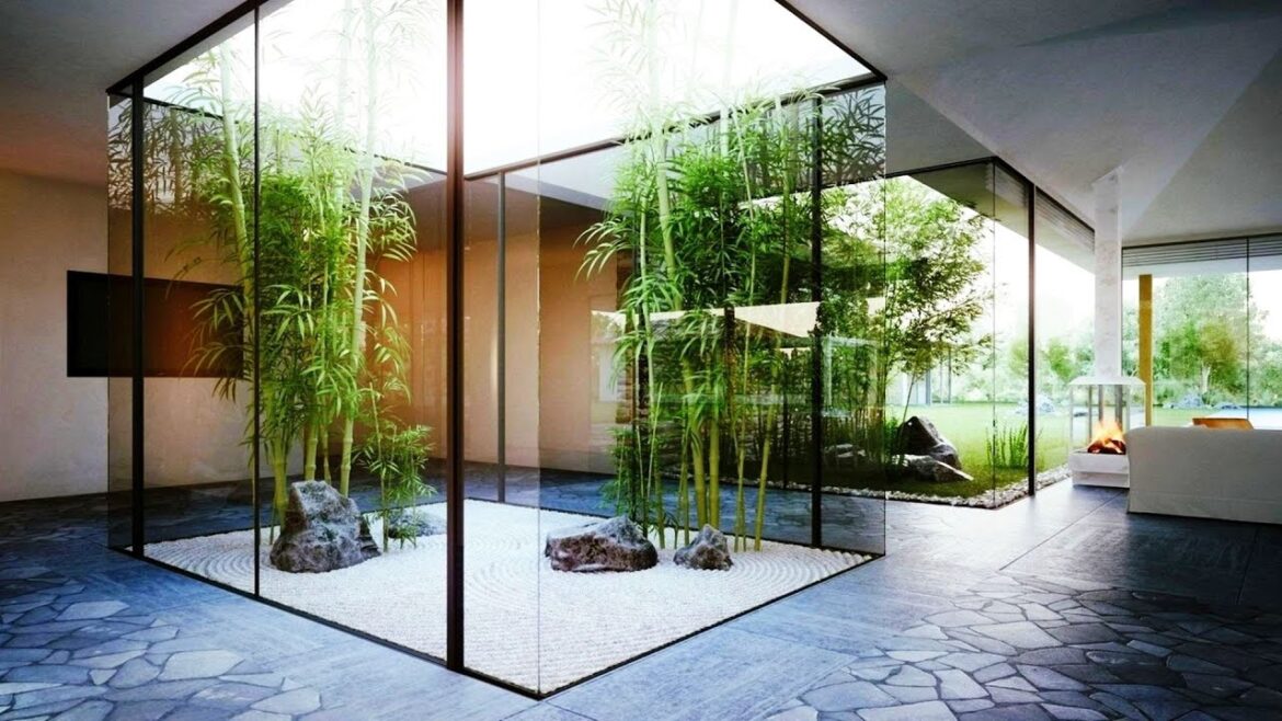 DRY INDOOR GARDEN DESIGN IDEAS | TOP 10 MINIMALIST LOW MAINTENANCE INDOOR GARDEN SPACE IDEAS