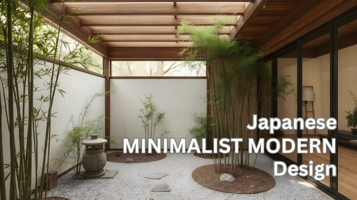 Modern Minimalist Japanese House Design With Indoor Garden