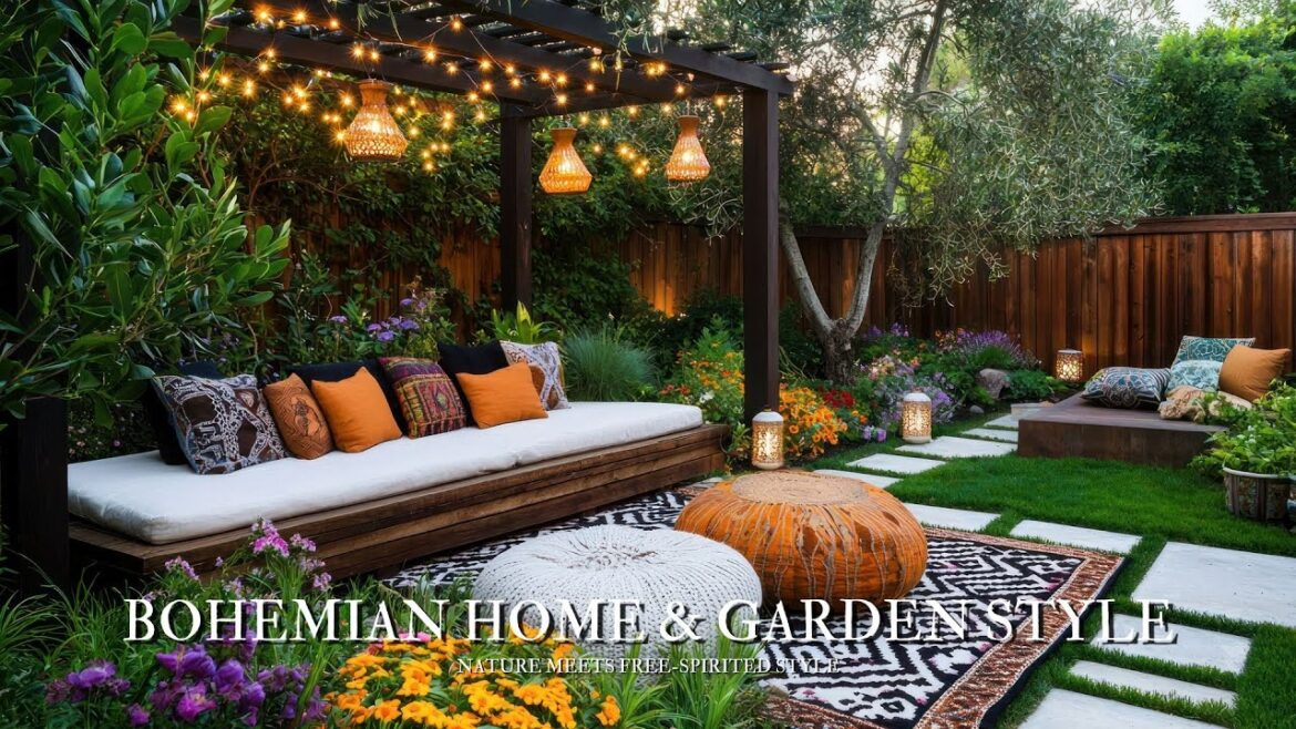 Bohemian Home & Garden Design: Nature-Inspired Decor Ideas for a Cozy Retreat