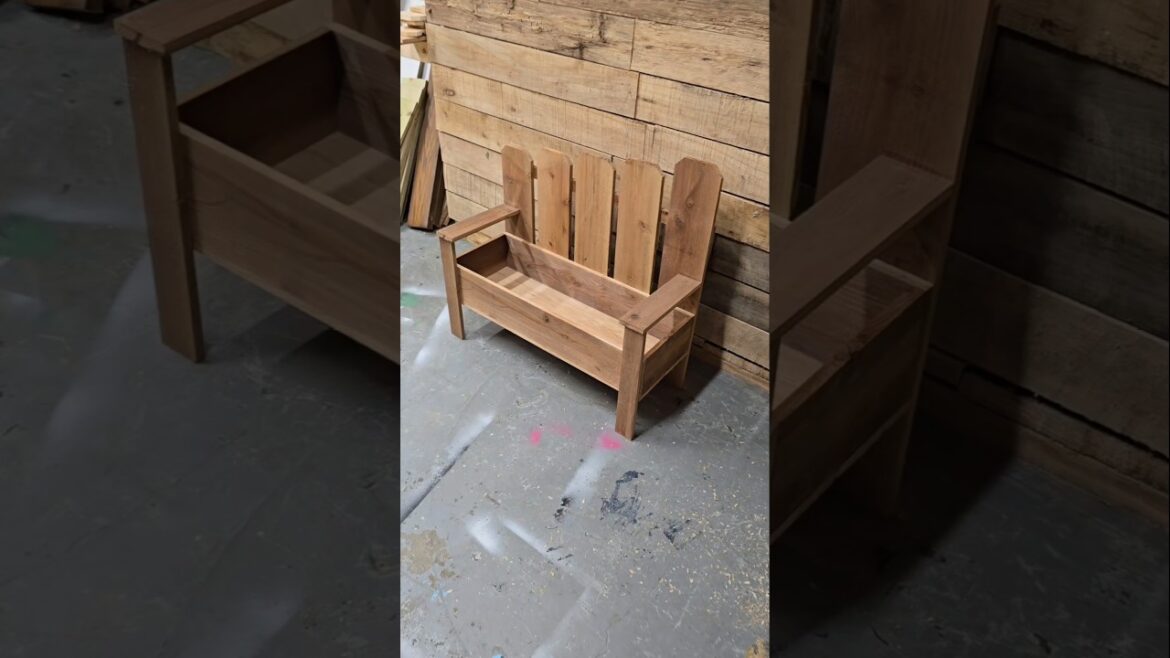 how to build a garden bench planter #woodworking #woodwork #woodworkingprojects