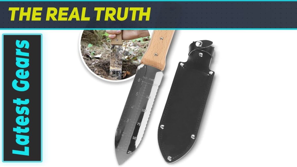 Nisaku NJP650 The Best Japanese Stainless Steel Weeding Knife for Gardening and Camping