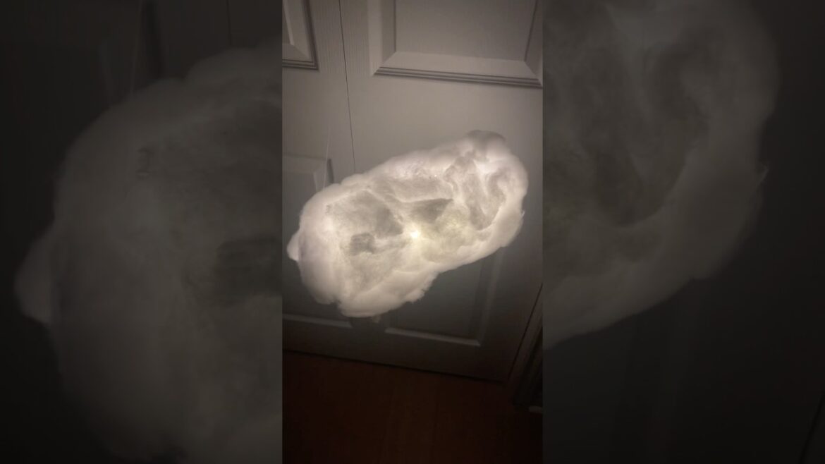 Cloud lamp #diy #mallu #art #shorts