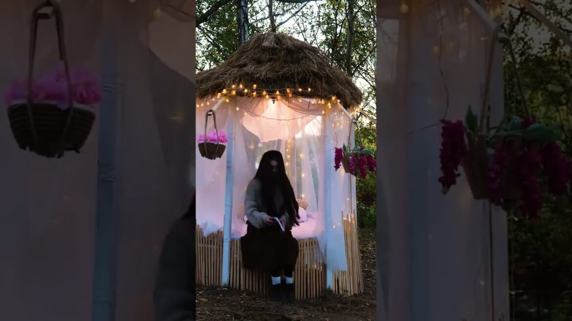 Build a dreamy backyard gazebo! ❤️🛠️🌸 #cozybackyard Build a dreamy backyard gazebo! ❤️🛠️🌸 #cozybackyard