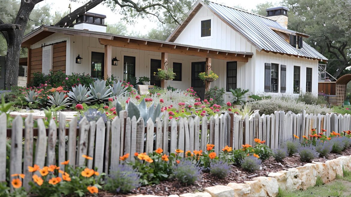 Rustic Fencing Magic: Farmhouse Garden Fence Ideas for a Picture-Perfect Backyard