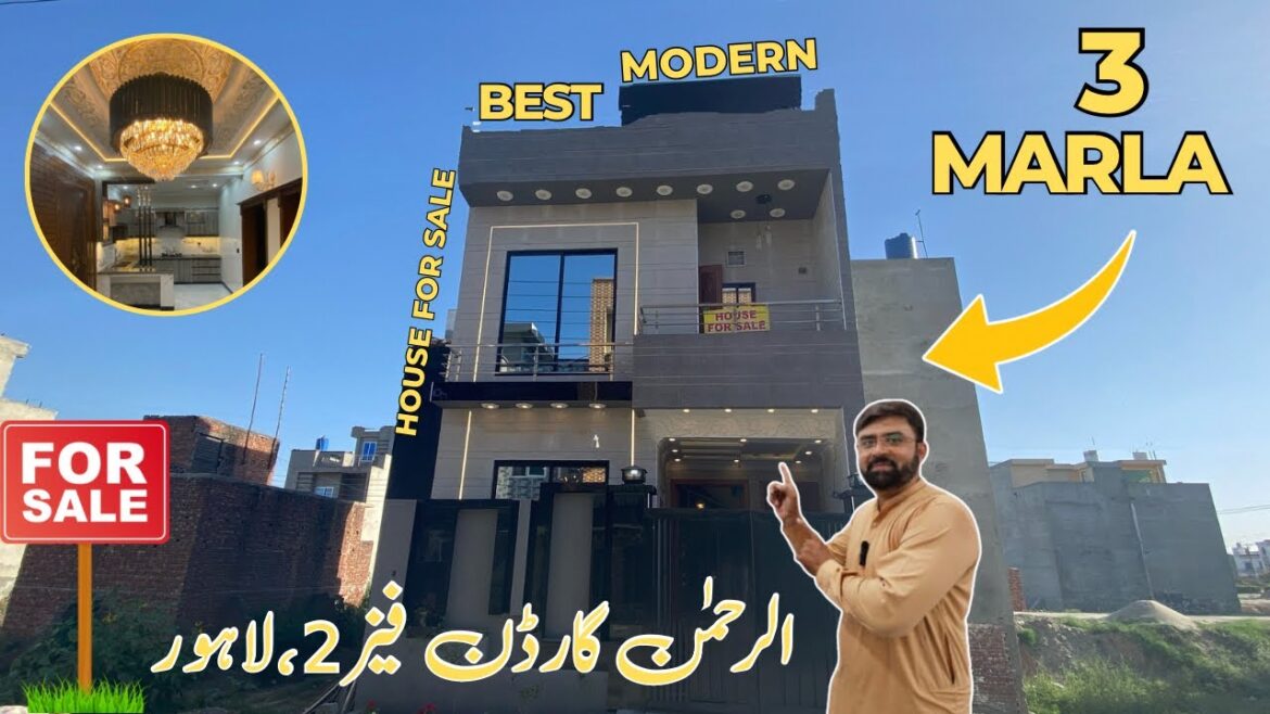 3 Marla House Design with Garden – Best Modern House for Sale – Al Rehman Garden Ph2 Lahore 3 Marla House Design with Garden - Best Modern House for Sale - Al Rehman Garden Ph2 Lahore