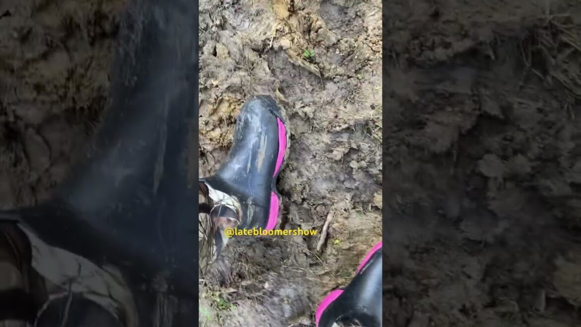 After the flood, you need these boots! #homestead #garden #gardening