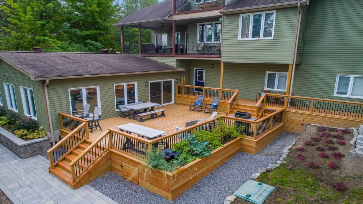 WOODEN DECK DESIGN IDEAS | BEST CEDAR OAK DECKS FOR PATIO BACKYARD OUTDOOR LIVING SPACE WOODEN DECK DESIGN IDEAS | BEST CEDAR OAK DECKS FOR PATIO BACKYARD OUTDOOR LIVING SPACE