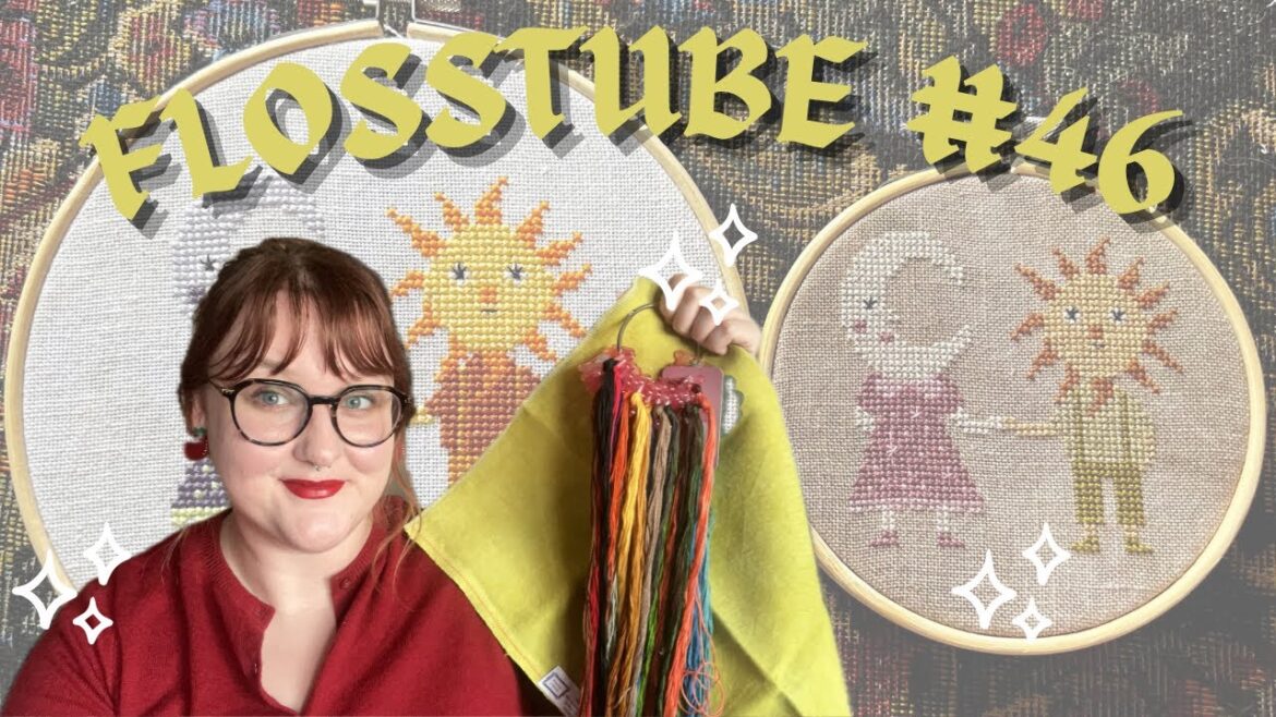Flosstube #46: My First Cross Stitch Design! And SAL Plans!