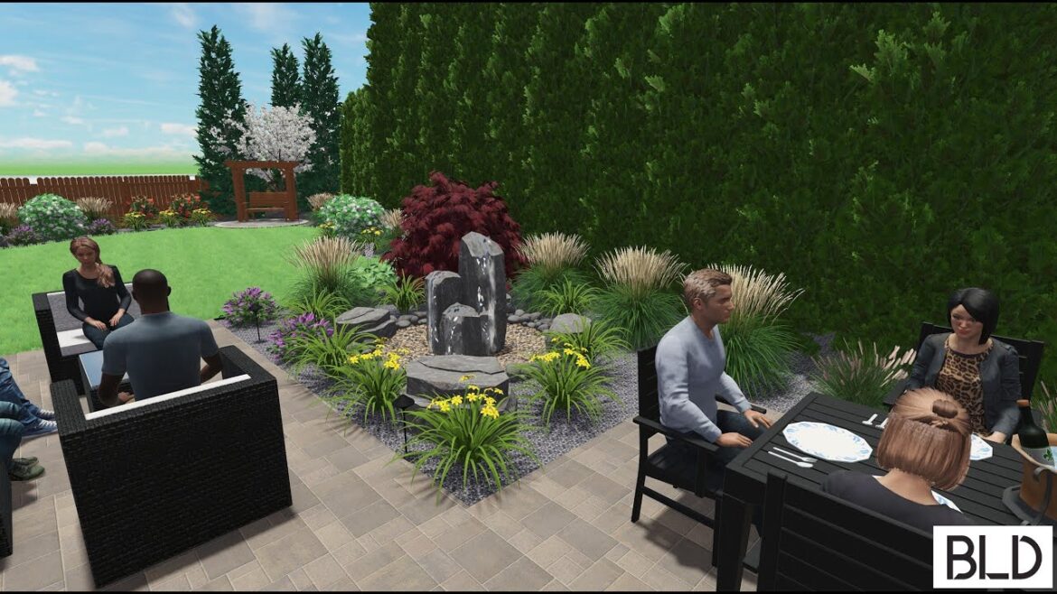 Boise, Idaho - Backyard Landscape Design (LAW25)