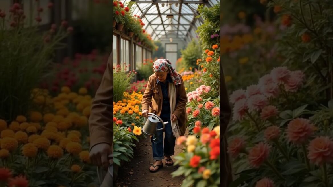 beautiful garden and granny ❤️🥹Subscribe please 🫶