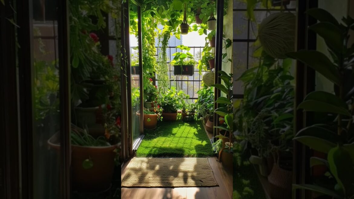 Interior Garden Ideas For Modern Home Shorts #home #design #garden #decoration #plant #yt #nature