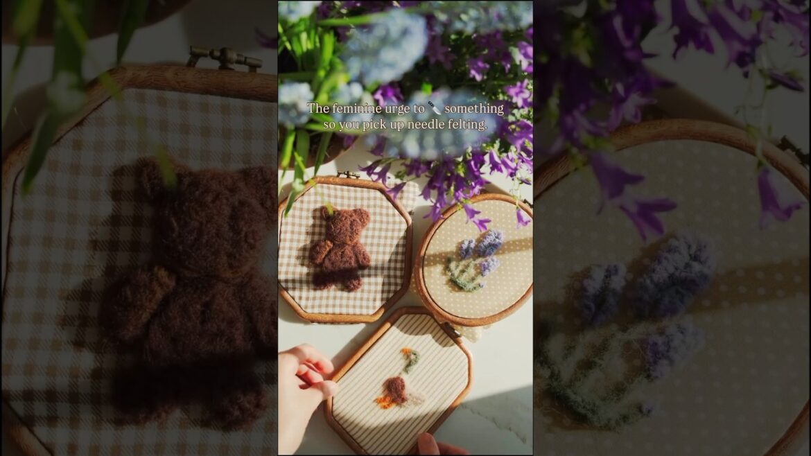 If embroidery and felting had a baby it would be this π«’π³ #homedecor #diy #home If embroidery and felting had a baby it would be this π«’π³ #homedecor #diy #home