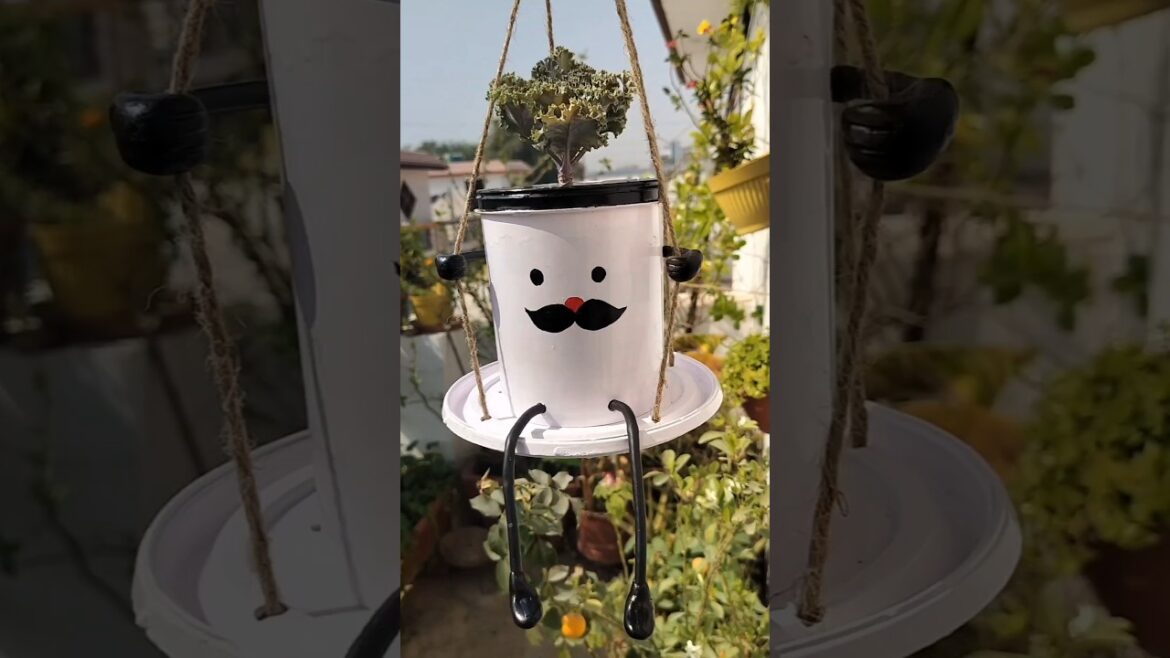 DIY Unique Planter From Waste Plastic Container #diy #cuteplanter #uniqueplanter DIY Unique Planter From Waste Plastic Container #diy #cuteplanter #uniqueplanter