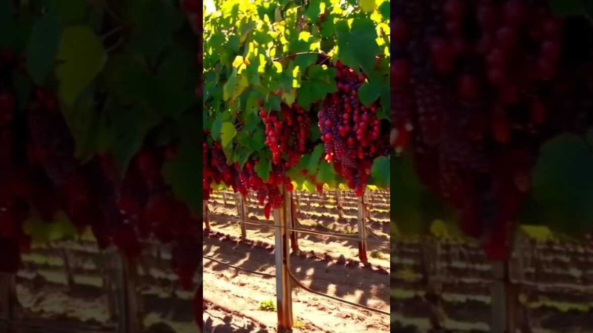 Growing Red Grapes in Your Backyard! #grapenation #fruit #garden #wine #vineyard #gardening #farming
