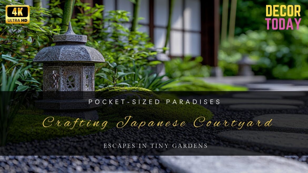 Pocket-sized Paradises: Crafting Japanese Courtyard Escapes in Tiny Gardens