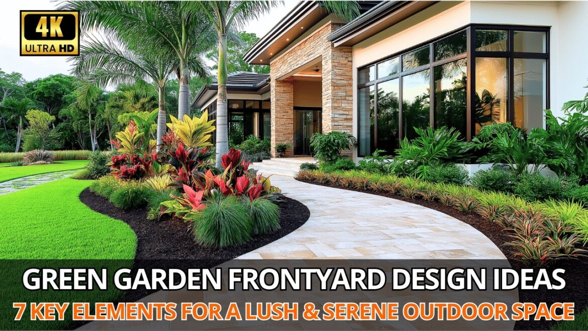 Green Garden Frontyard Design Ideas | 7 Key Elements for a Lush & Serene Outdoor Space