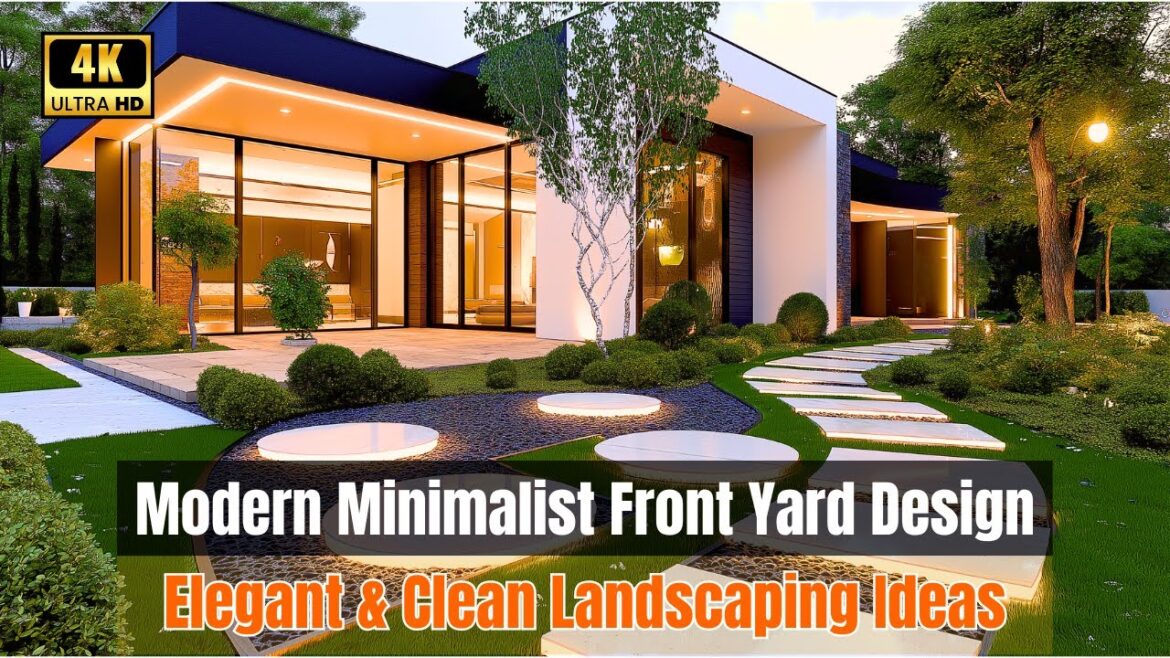 Modern Minimalist Front Yard Design | Elegant & Clean Landscaping Ideas Modern Minimalist Front Yard Design | Elegant & Clean Landscaping Ideas