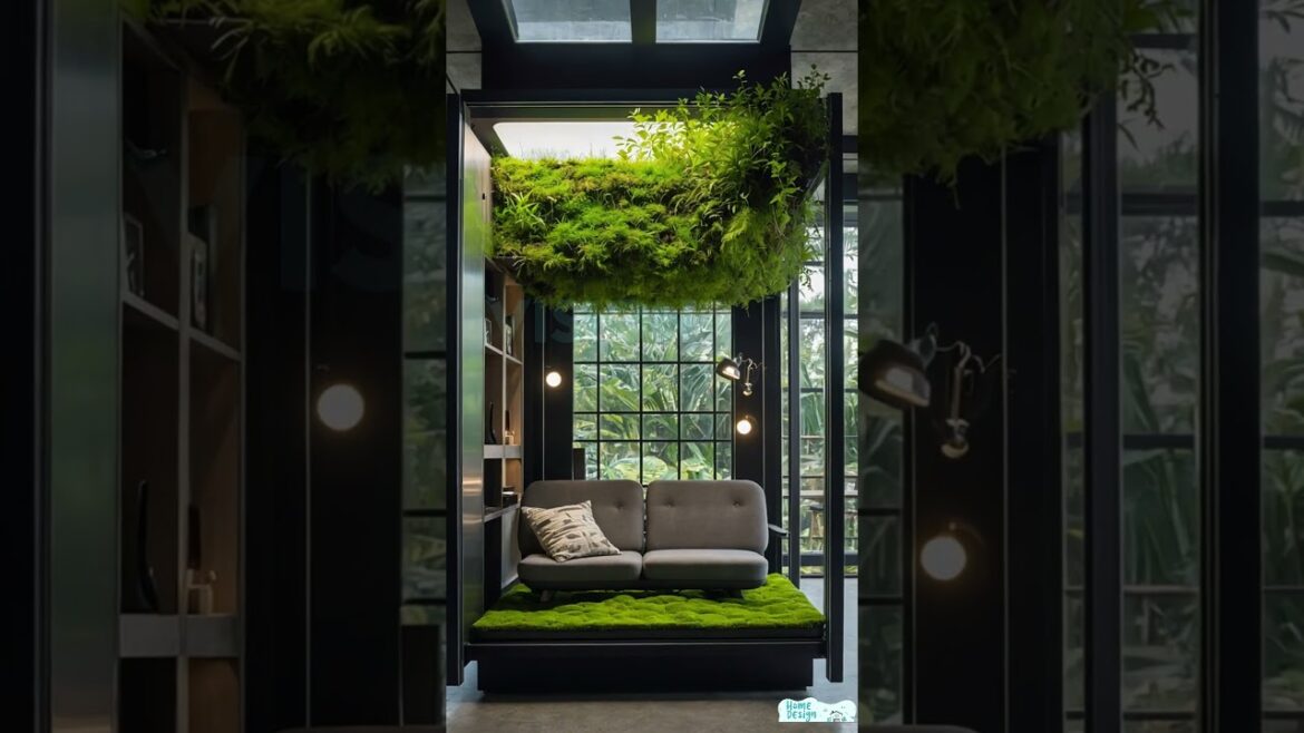 Modern Green Oasis 🌿 | Stylish Indoor Garden Design #shorts #inspiringdesign #interiordesign #home