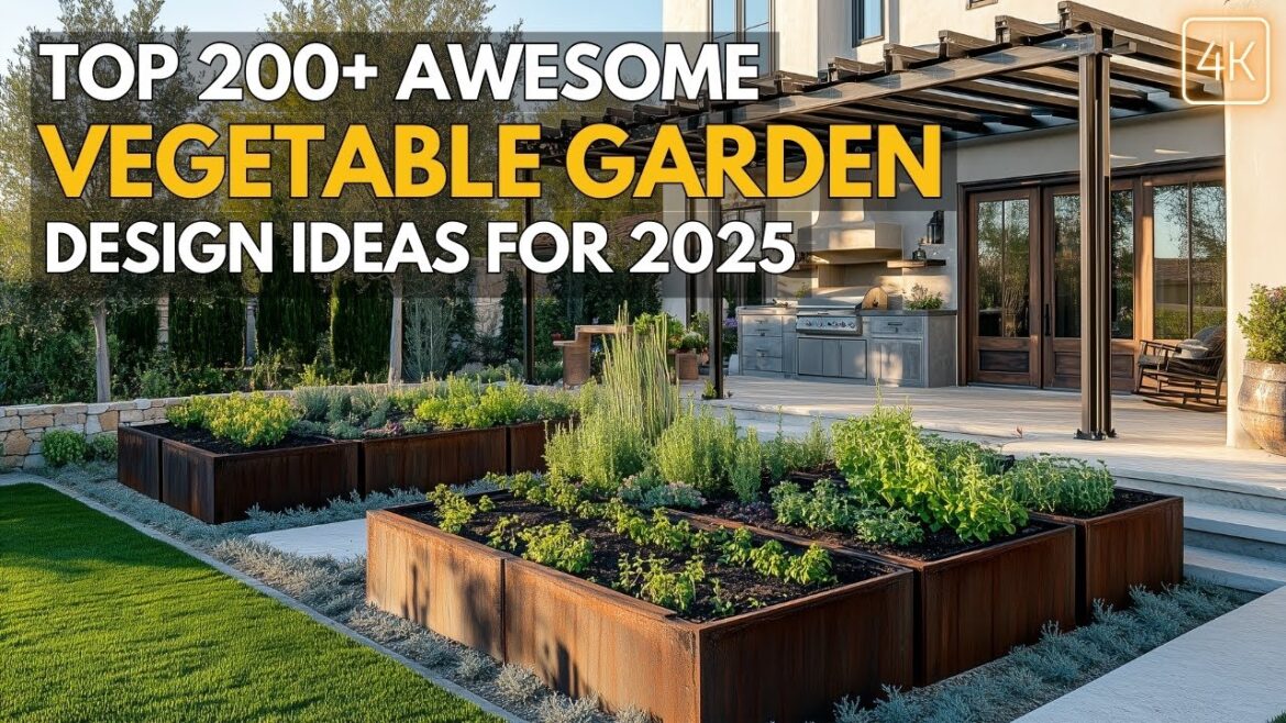 Top 200+ Stylish Vegetable Garden Design & Planning Ideas for Your Home Garden | 2025 Inspiration