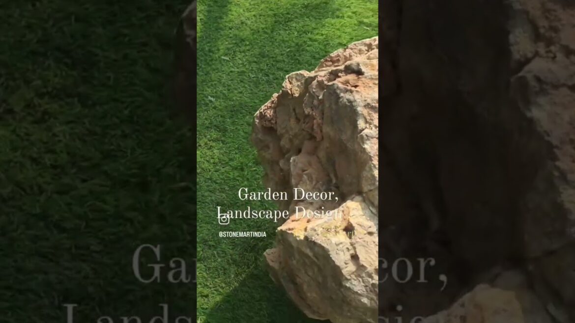 #StoneBench & #Boulder for Gardens, Lawns, Backyards, Patios, Landscapes #exteriordecor #gardendecor