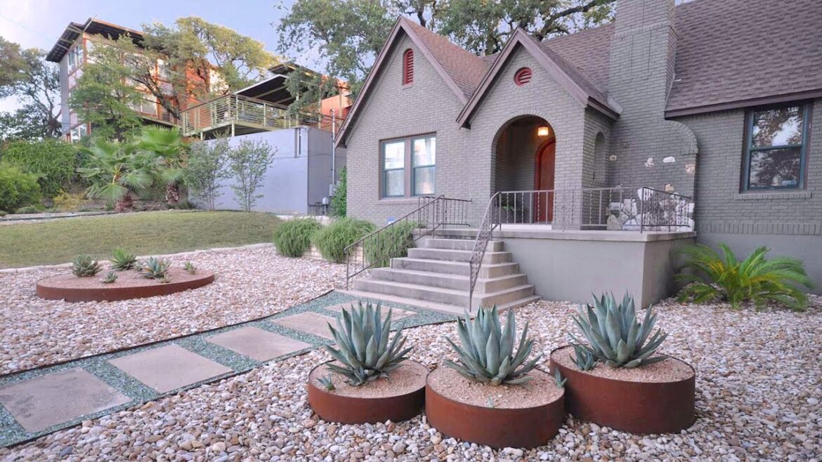 XERISCAPE FRONT YARD LANDSCAPING DESIGN IDEAS | TOP 10 BEST XERISCAPING GARDEN DESIGN IDEAS FOR YARD