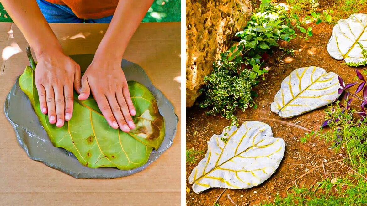 Artwork from cement 🤩 Creative ways to make garden flower pots and tiles Artwork from cement 🤩 Creative ways to make garden flower pots and tiles