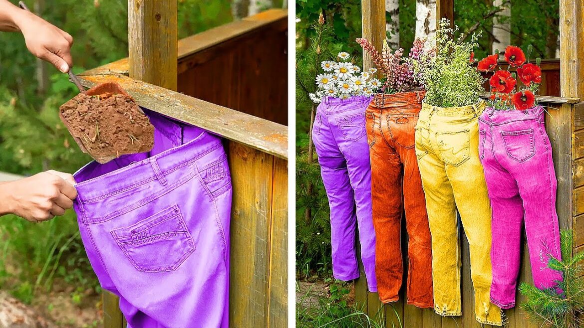 DIY Garden Projects Using Recycled Materials ♻️