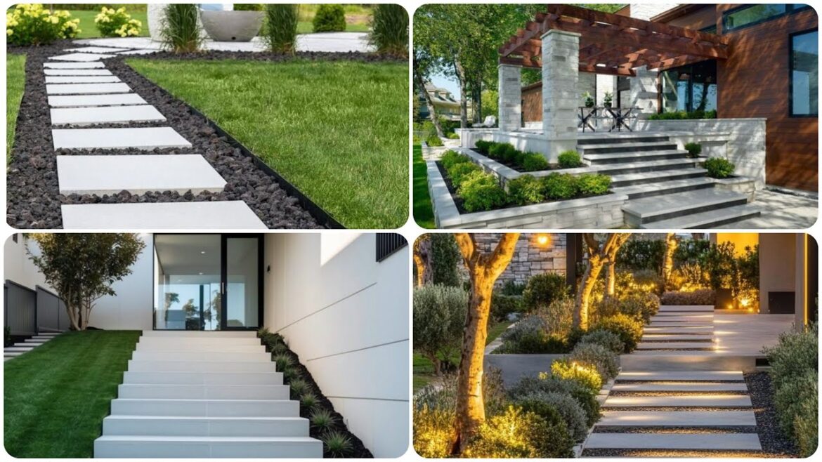 low Maintenance landscaping ideas for Front Yard | Front 'yard landscaping Without Grass | Design