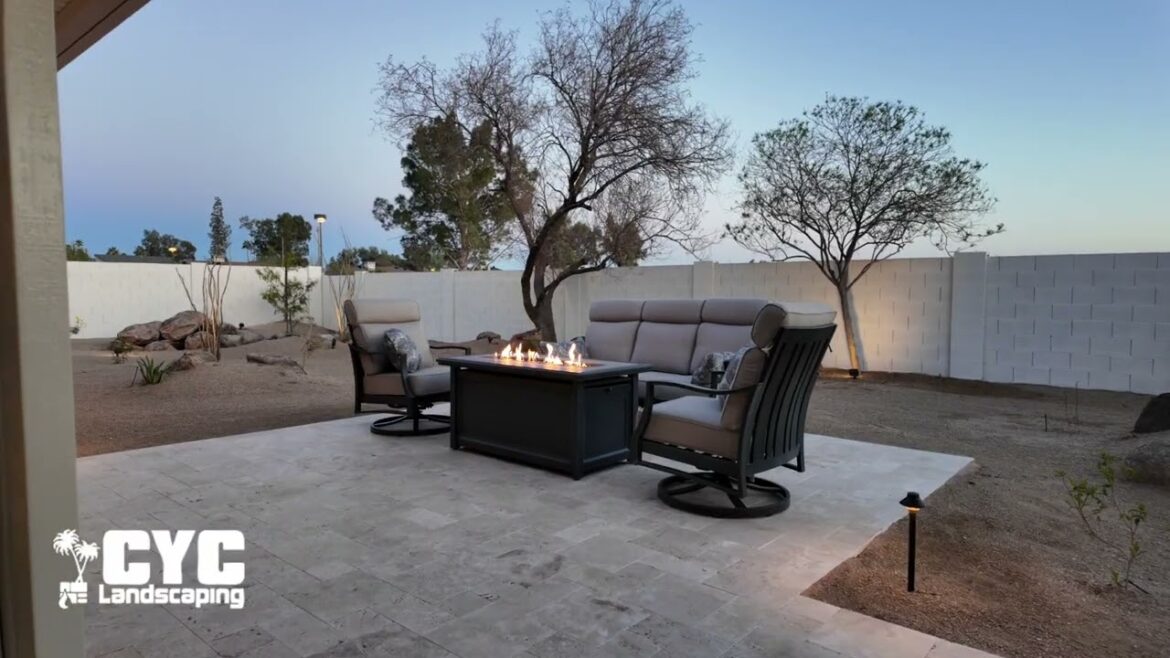 Backyard Landscape Design Project in Mesa, AZ by CYC Landscaping