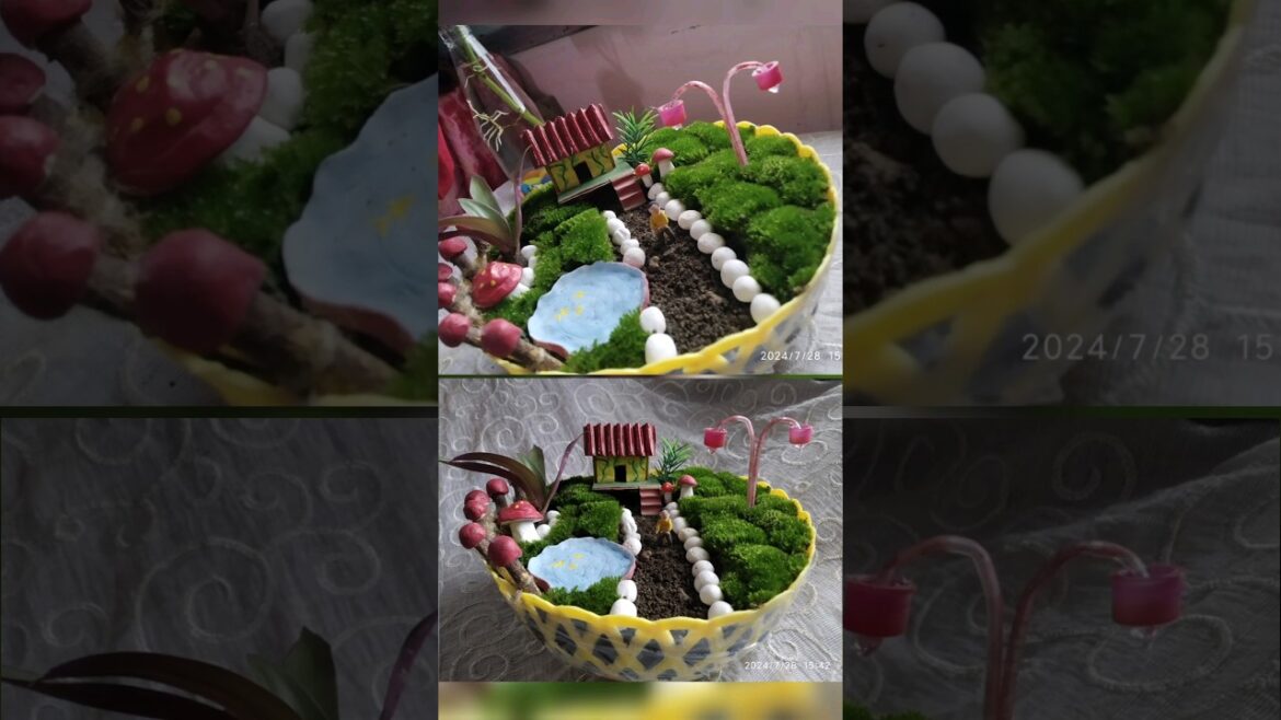 miniature garden ideas🏡🍄 | tray garden |#diy#viralvideo #trending#art#craft #shorts#youtubeshorts miniature garden ideas🏡🍄 | tray garden |#diy#viralvideo #trending#art#craft #shorts#youtubeshorts