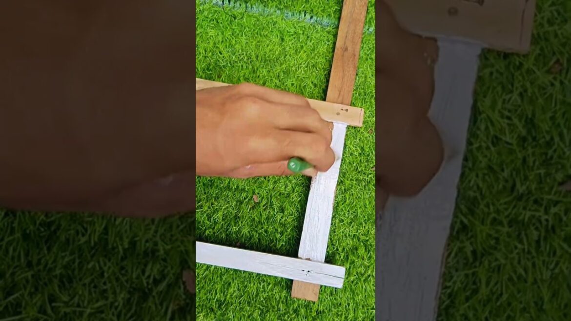 DIY Vertical Garden Decor🌷💚#diy#shorts#garden#craft#vertical#gardening#yt#viralshorts#diycrafts#wood