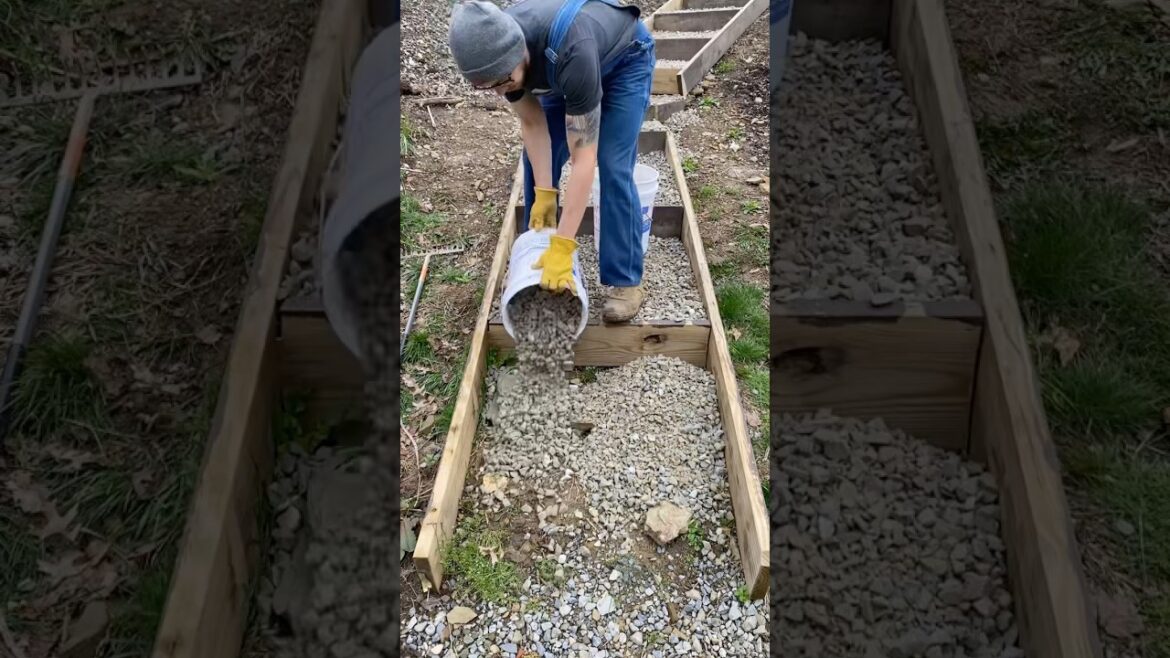 Building Hillside Stairs [Time-lapse] #landscaping