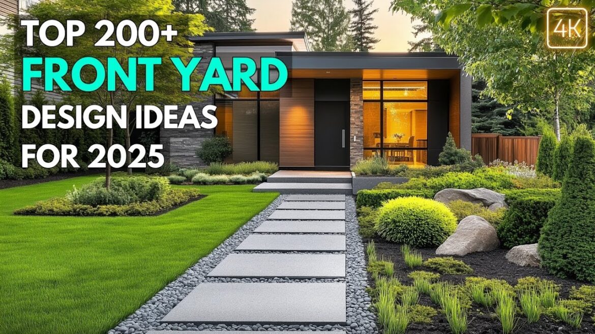 Top 200+ Modern Front Yard Landscaping Ideas for 2025 | Transform Your House Exterior