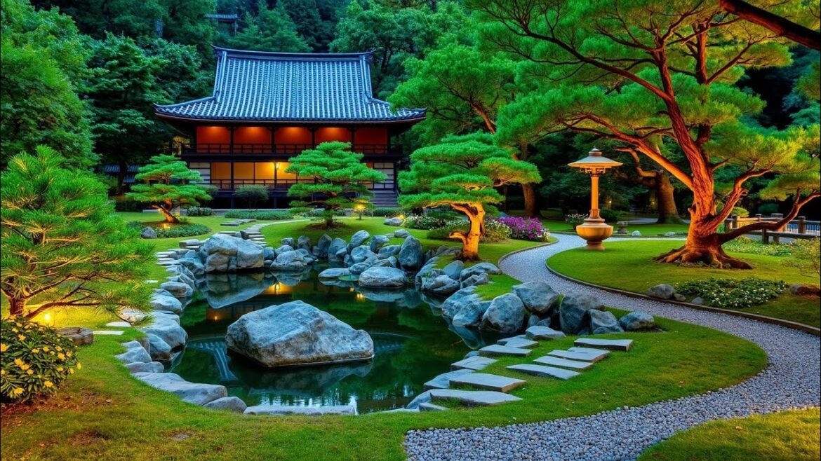 Transform Your Backyard with Authentic Japanese Garden Design #geniusgreengarden