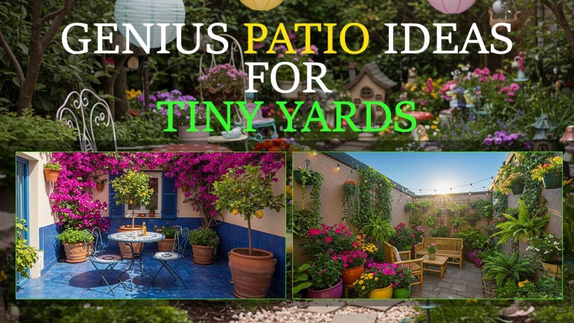 🔥10 SMALL PATIO GARDEN IDEAS That Look EXPENSIVE but Are SO EASY to DIY! 🌿✨ You Won't Believe #7!