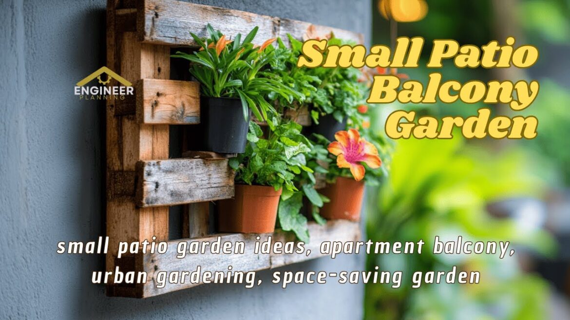 17 Genius Small Patio Garden Ideas for Apartment Balconies | Space-Saving Urban Gardening Tips