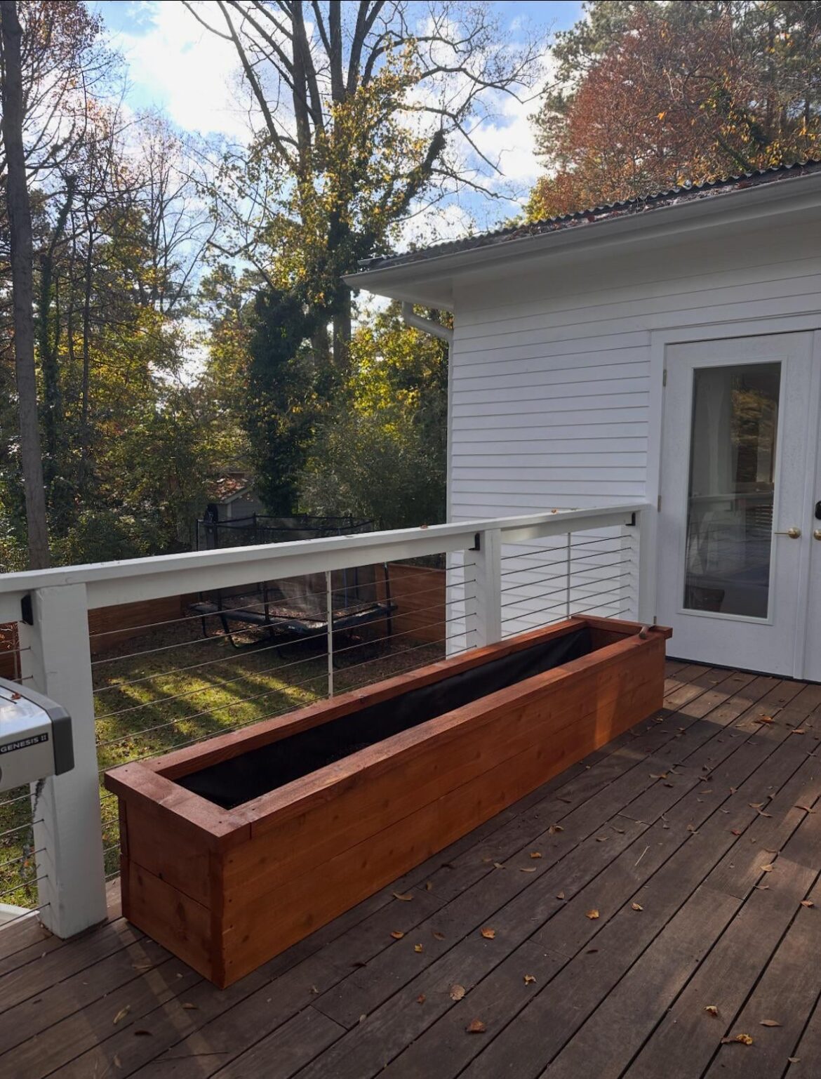 Best practices for this large container on second story deck Best practices for this large container on second story deck