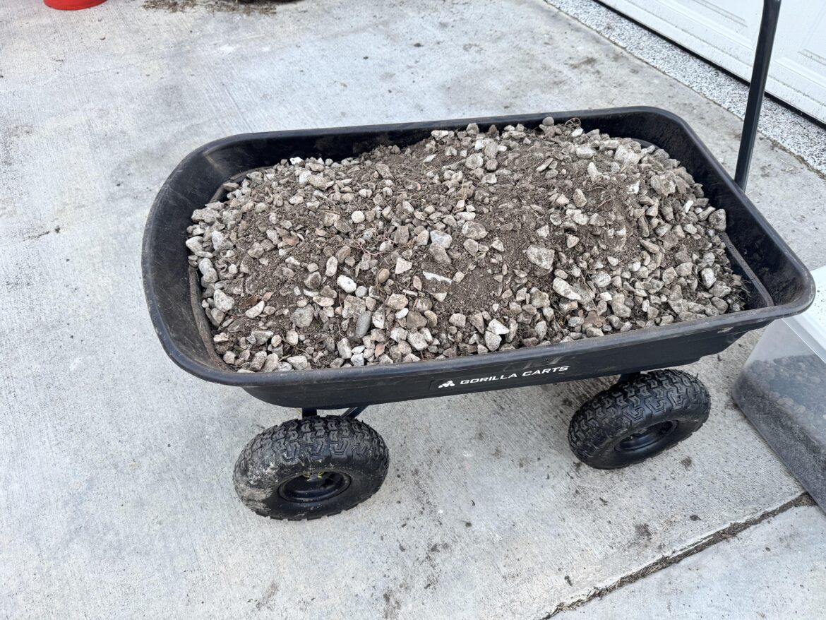 What’s the best way to separate the rocks from the dirt?