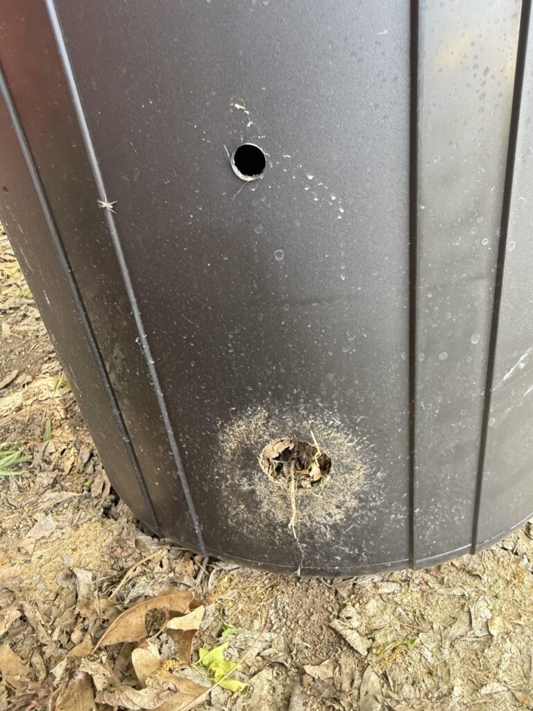 Can an animal do this to my compost bin?