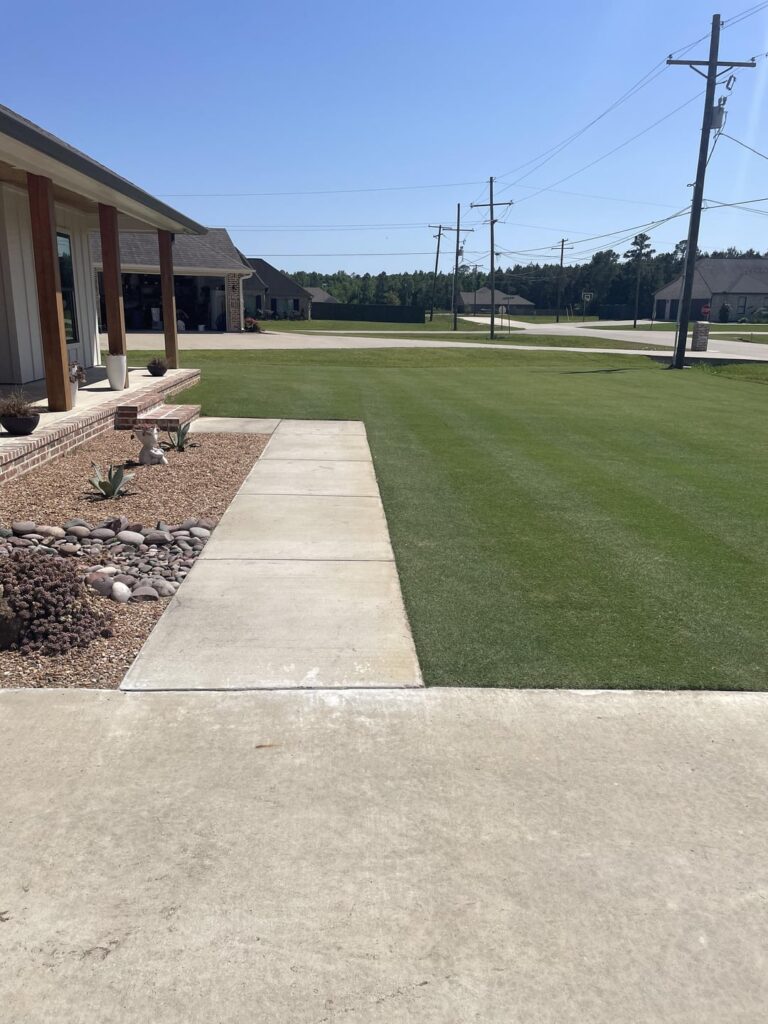 Had to get the lawn striped up for masters weekend