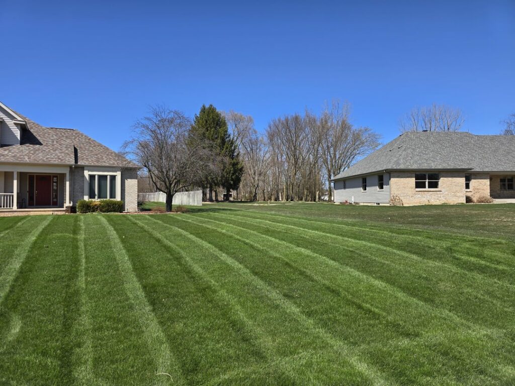 First mow of the year. The offseason made me rusty. My lines suck