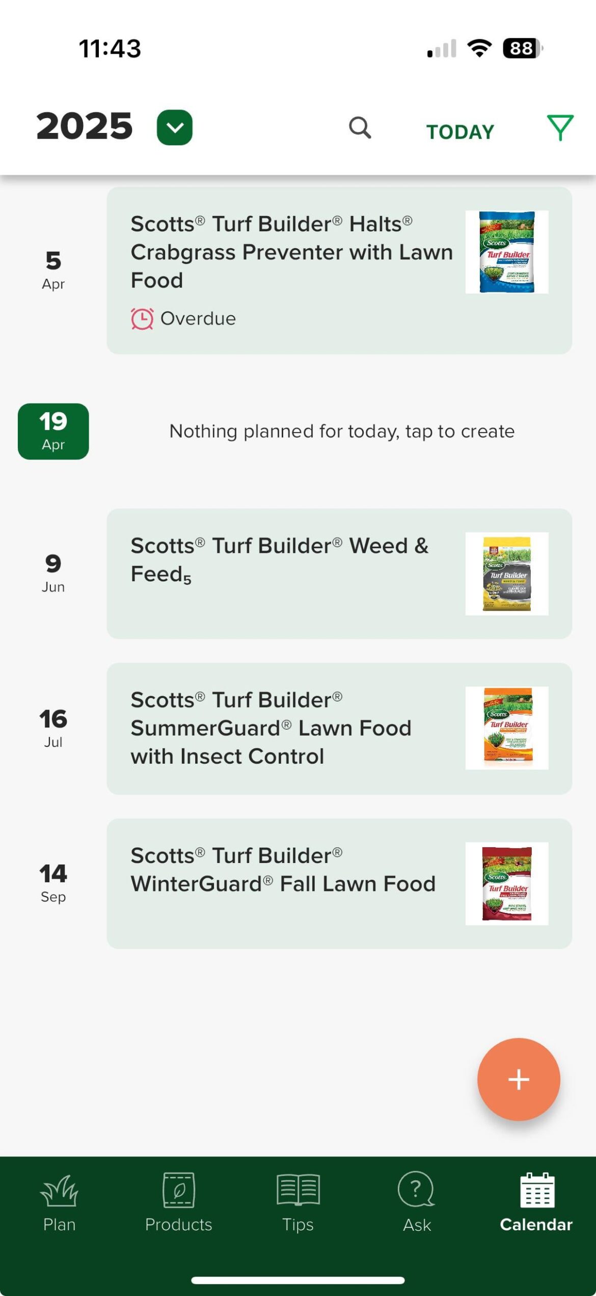 Confused by Scott’s app telling me to fertilizer 4 times when I hear once in spring and once in fall most other places like around here. What gives? Confused by Scott’s app telling me to fertilizer 4 times when I hear once in spring and once in fall most other places like around here. What gives?