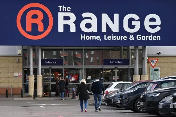 A general view of a The Range, Homeware, Leisure and Garden retail store