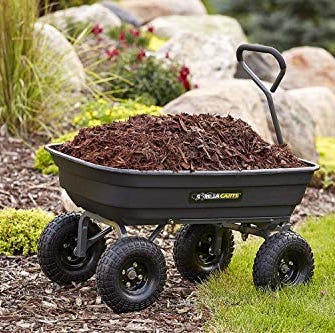Poly Garden Dump Cart