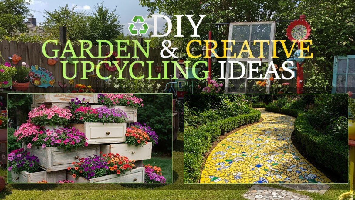 🔥 DON'T TRASH IT! 🤯 20+ Unique DIY Recycle & Upcycling Garden Decor Ideas! ♻️✨