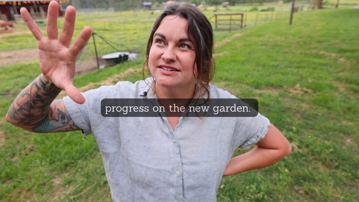 Roots and Refuge Farm: Installing the new garden- no construction skills needed | VLOG Installing the new garden- no construction skills needed | VLOG