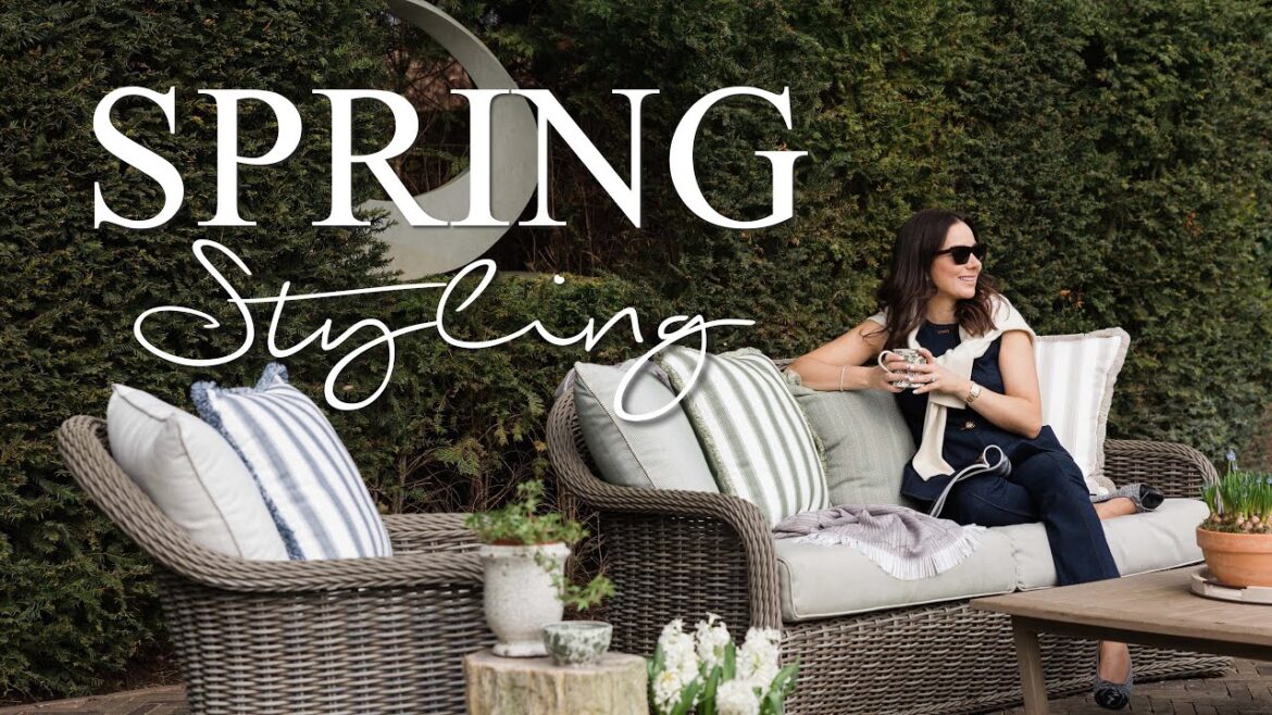 STYLING TIPS FOR SPRING IN YOUR HOME AND GARDEN FROM A TOP INTERIOR DESIGNER