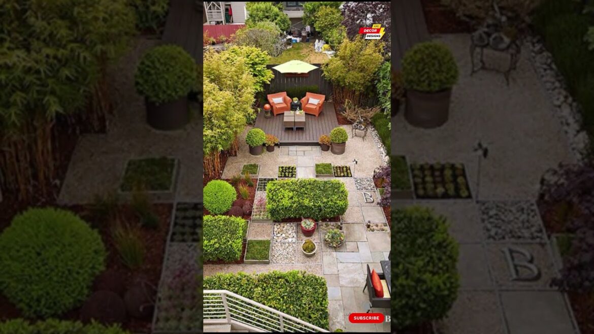 Beautiful Yard Hardscaping Design Ideas #ytshorts #fyp #hardscaping #backyard