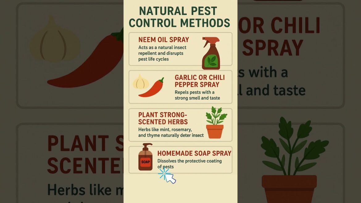 Natural Pest Control Methods #plants #garden #gardening #plantcare #shorts